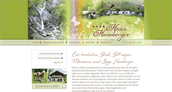 Desktop Screenshot of haus-hamberger-sachrang.de